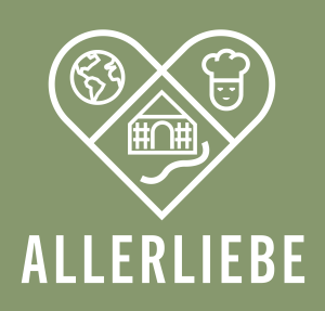 AllerLiebe LOGO AUF GRUEN