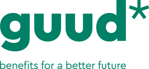 guud Logo - guud green - mit Claim